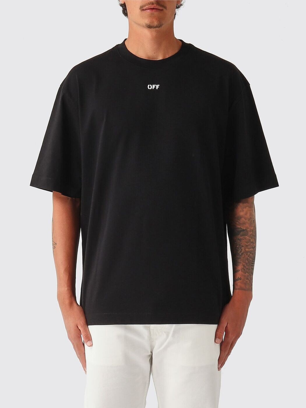 象牙色 OFF WHITE プルオーバー メンズ 黒いこと T-shirts 4MAA120S26J0040 関税 貨物輸送無料 2026SS gi