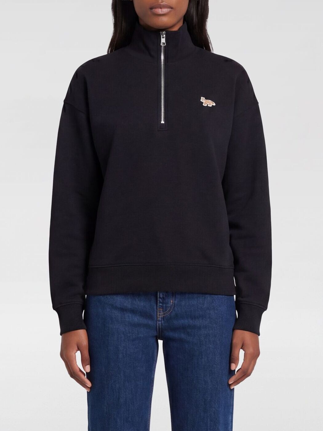 住み家 稲荷 MAISON KITSUNE 調教師 レディース 黒いこと Sweatshirts PW00308KM0341 関税 貨物輸送無料 2026SS gi