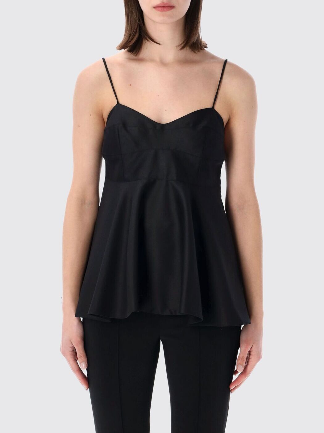 ローエ ROHE ティーシャツ トップス レディース 黒いこと T-shirts and tops 41920127 関税 貨物輸送無料 2026SS gi