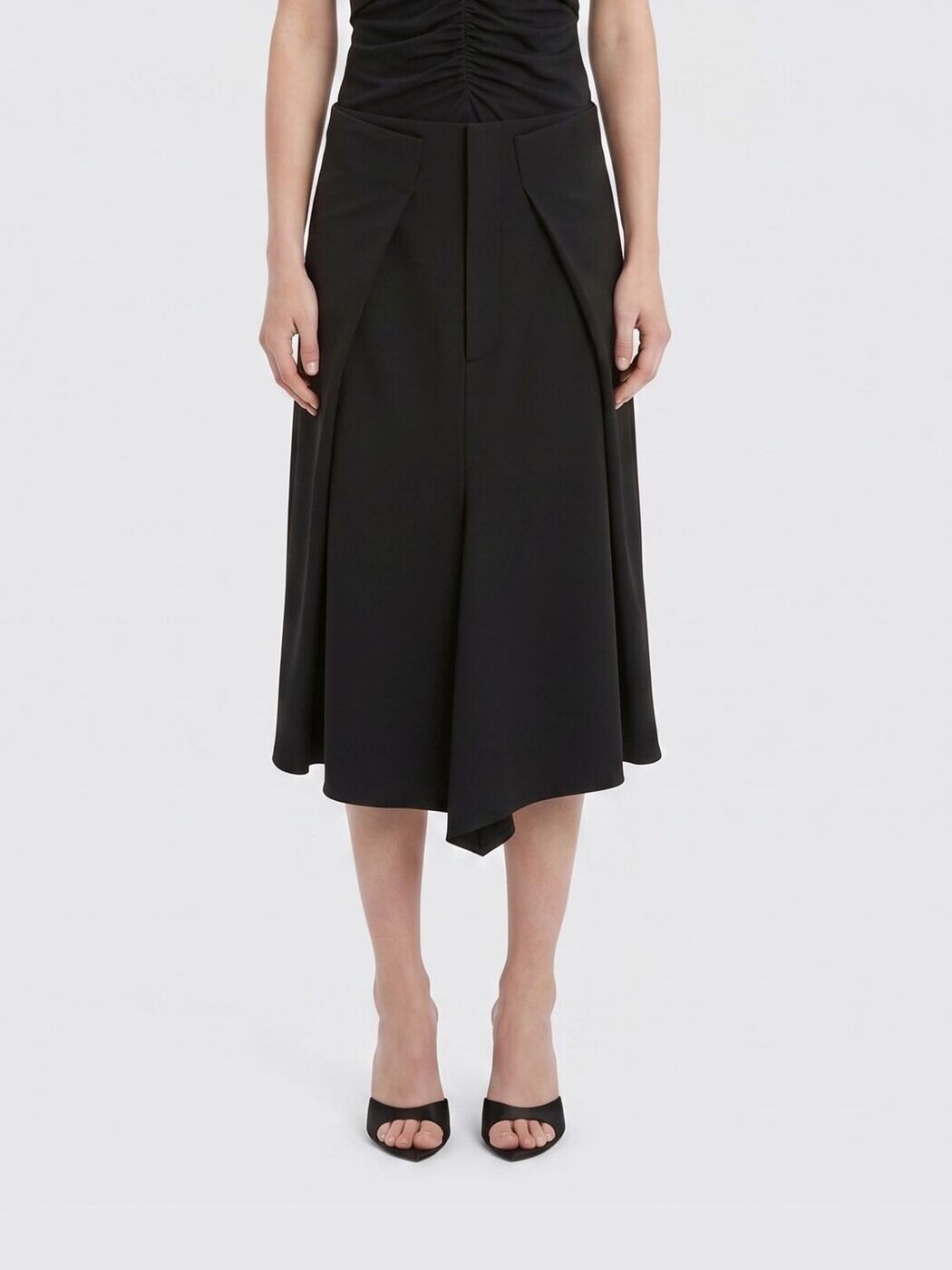 ヴィクトリア・ヴィクトリア・ベッカム VICTORIA VICTORIA BECKHAM スコート レディース 黒いこと Skirts 1226WSK007224A 関税 貨物輸送無料 2026SS gi