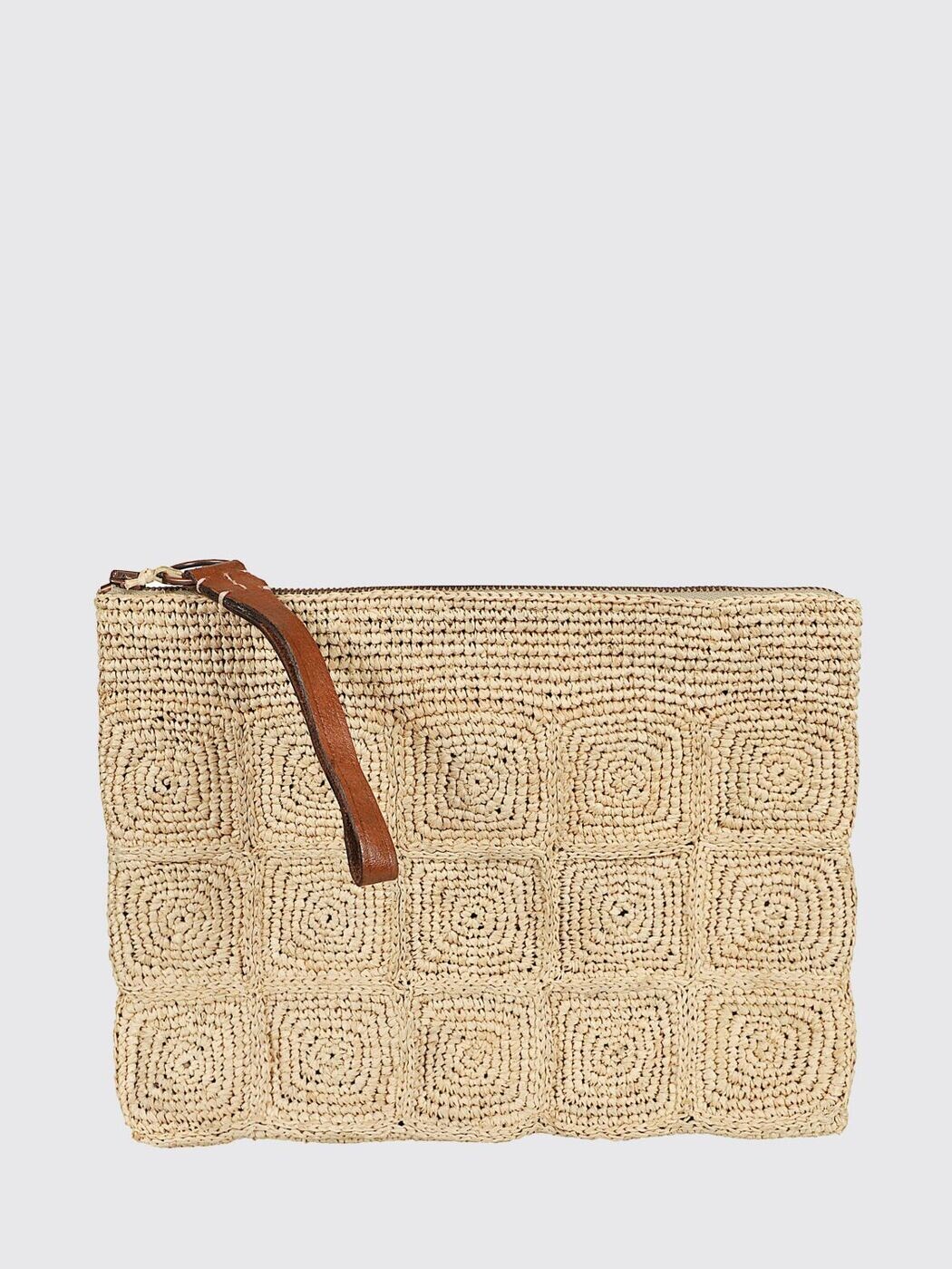 アイビリーブ IBELIV クラッチペダル御徒面子 レディース 赤銅色 Clutch and wristlets bags TANALA 関税 貨物輸送無料 2026SS gi