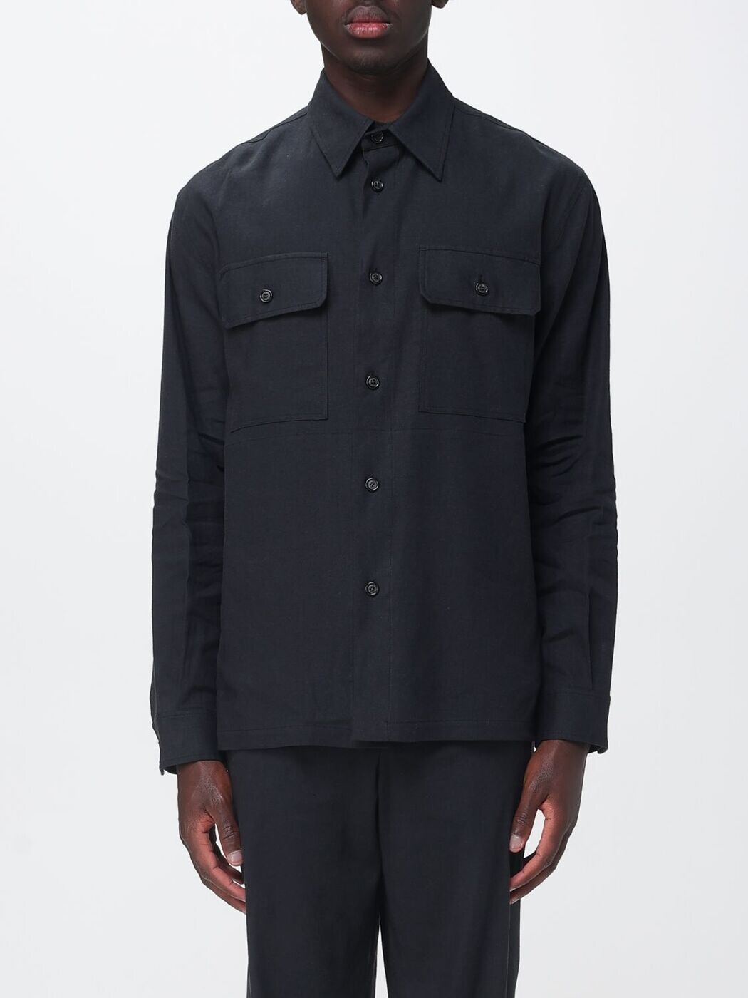 パオロペコラ PAOLO PECORA プルオーバー メンズ 黒いこと Shirts G0523632 関税 貨物輸送無料 2026SS gi