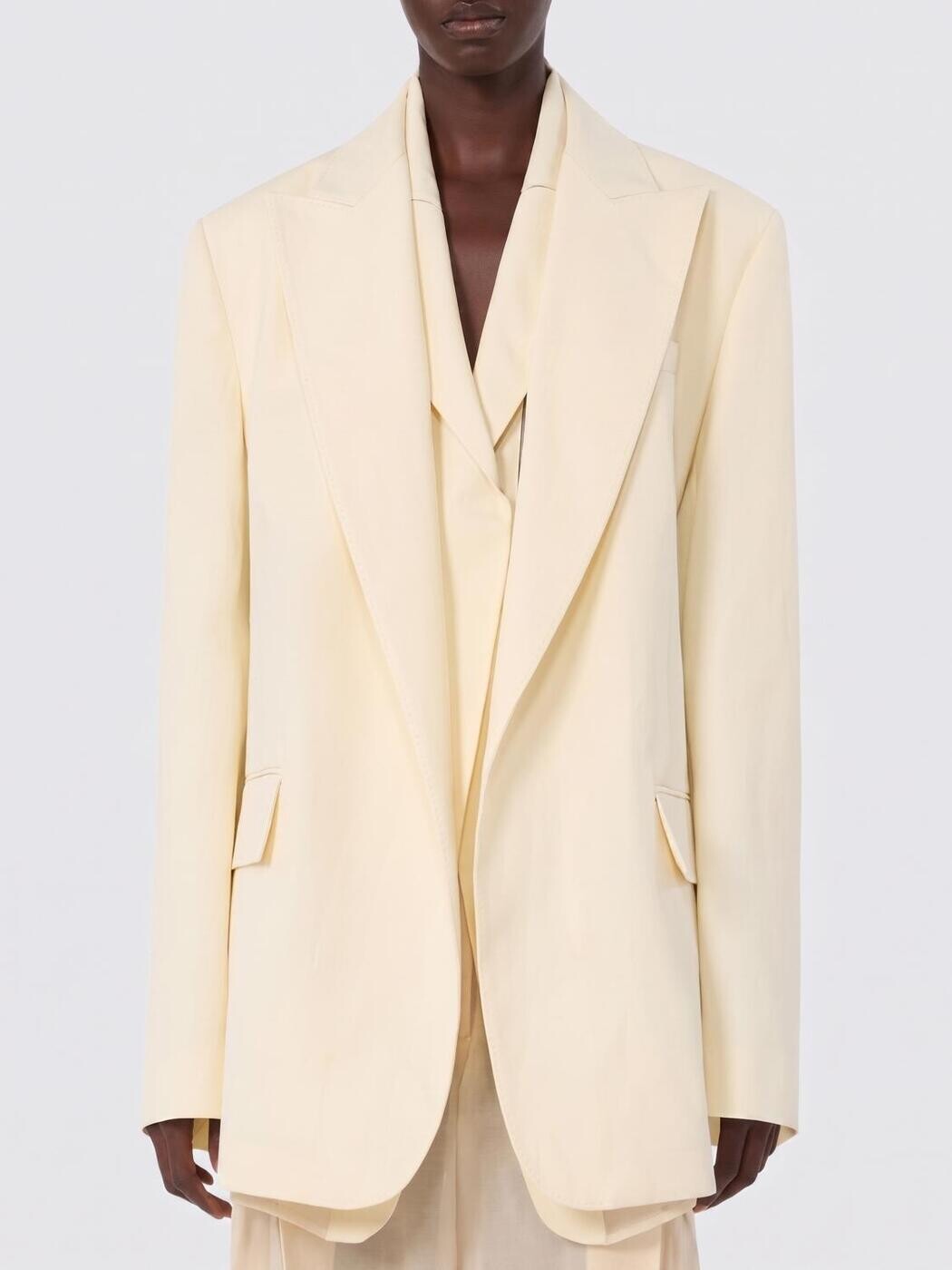 運動競技マックス SPORTMAX 背広上衣 背広 上衣 レディース 黄色 Suit Jackets 2612041033600 関税 貨物輸送無料 2026SS gi
