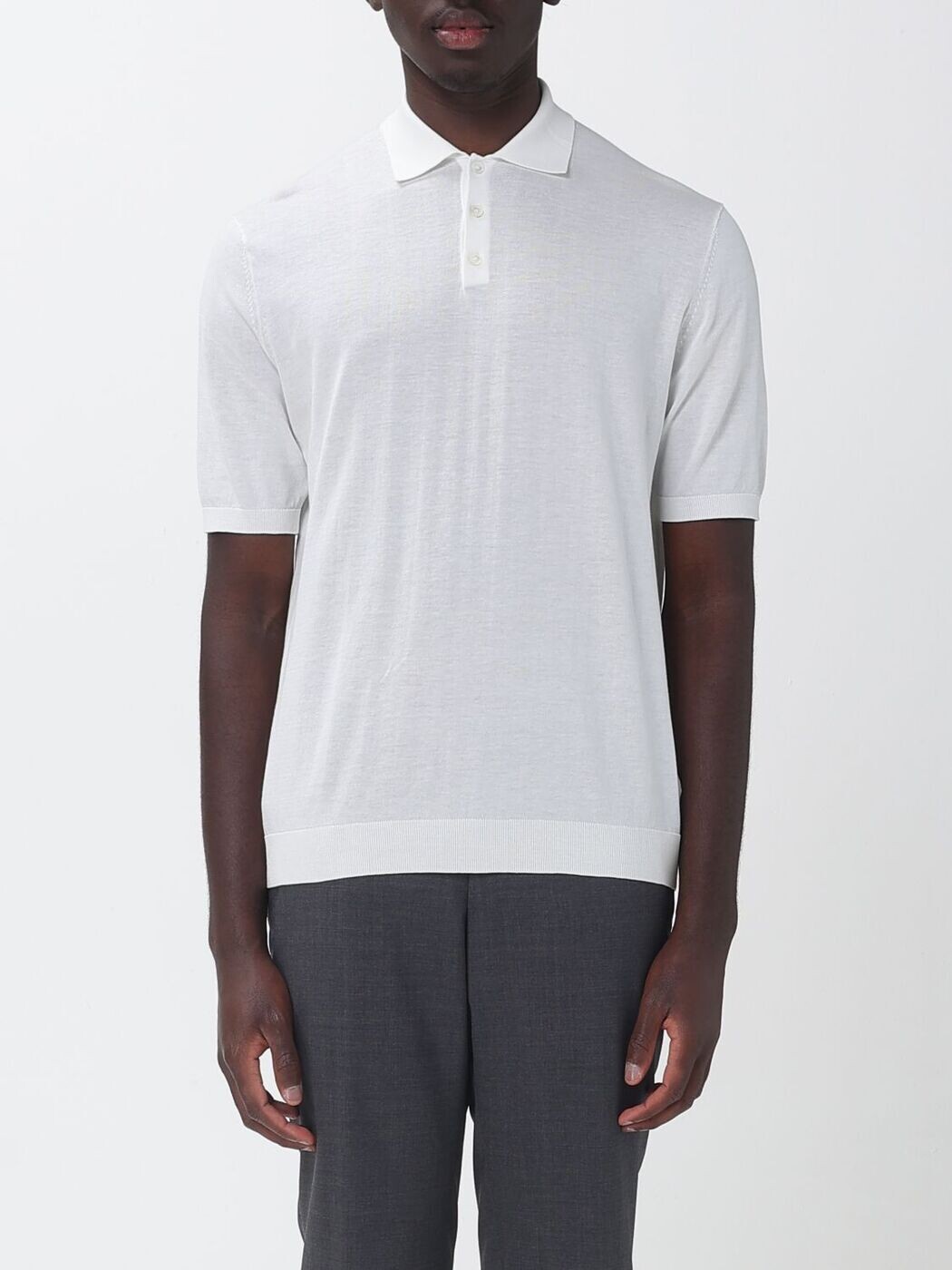 バランタイン BALLANTYNE ポロシャツ メンズ ホワイト Polo shirts B2W00018C23 White 関税 送料無料 2026SS gi｜BRANDSHOP「il Tesoro」