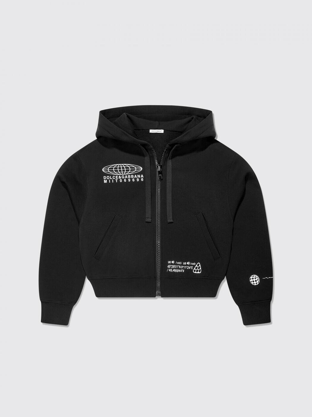 ドルチェ＆ガッバーナ DOLCE\u0026GABBANA クルーネックジャンパー 編み物御召しもの ガールズ 黒いこと Crew neck jumpers L8JWAPG7M6X 関税 貨物輸送無料 2025AW gi