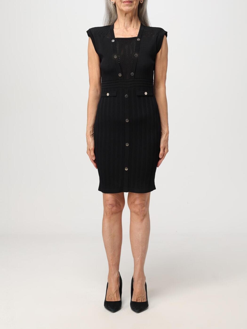 リュー ジョー LIU JO ワンピース ドレス レディース ブラック Dresses MA4056MS52N Black 関税 送料無料 2024SS gi｜BRANDSHOP「il Tesoro」