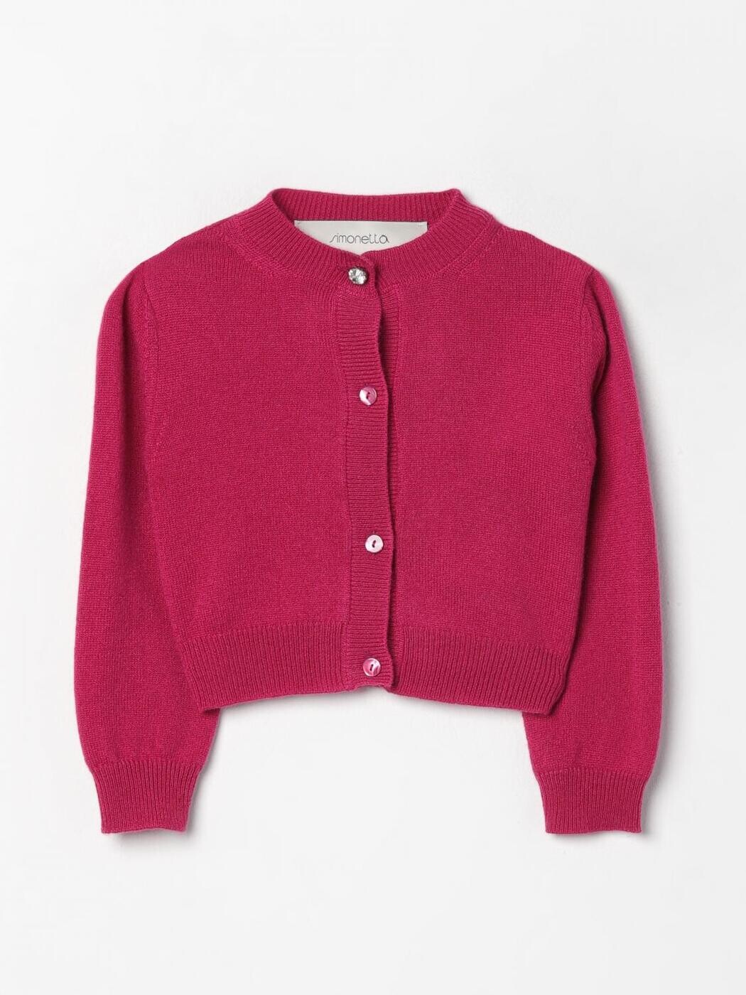シモネッタ SIMONETTA KIDS クルーネックジャンパー 編み物御召しもの ガールズ パープル Crew neck jumpers SV9A40W0052 関税 貨物輸送無料 2025AW gi