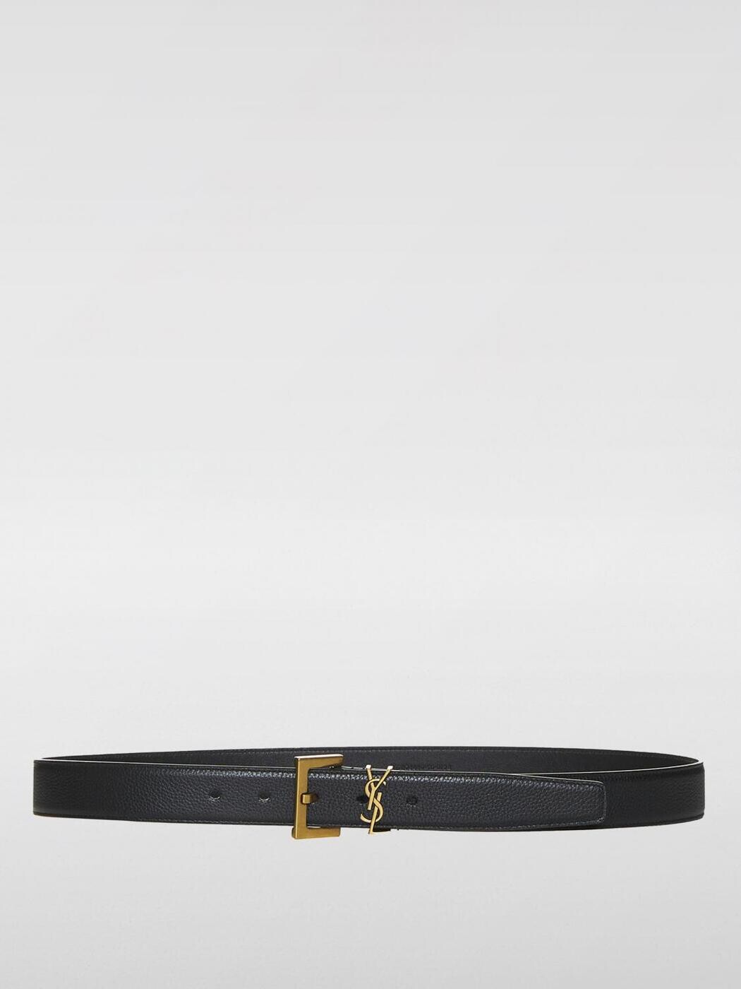 前日 サンローラン SAINT LAURENT PARIS 三尺帯 メンズ 黒いこと Belts 634440DTI0W 関税 貨物輸送無料 2026SS gi