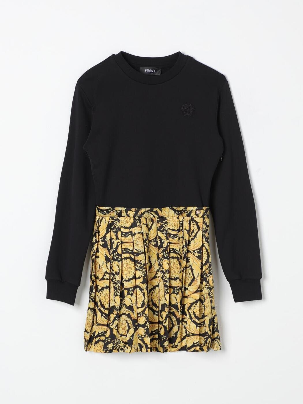 ヴェルサーチェ VERSACE ロング御召しもの 御召しもの ガールズ マルチ色合い Long dresses 10163401A11438 関税 貨物輸送無料 2025AW gi