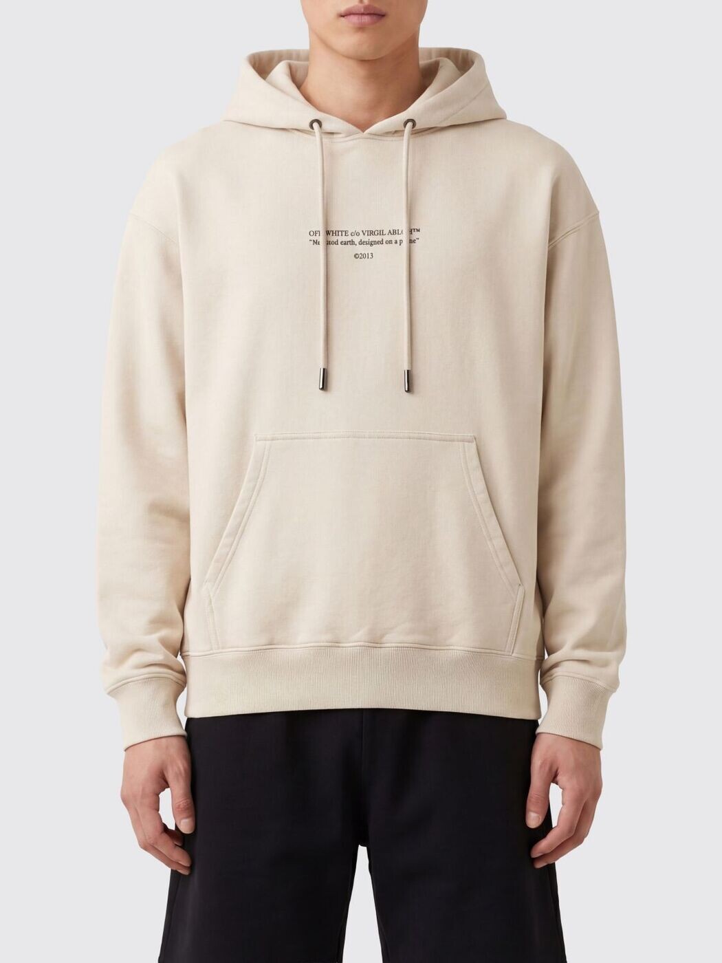 象牙色 OFF WHITE トレーナー 調教師 メンズ 薄墨色 Sweatshirts 44MBB085S26F009 関税 貨物輸送無料 2026SS gi