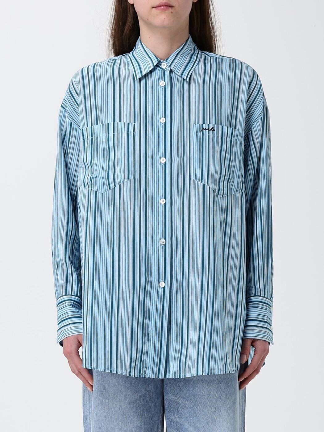 ピンコ PINKO プルオーバー レディース 青色 Shirts 106490A36E 関税 貨物輸送無料 2026SS gi