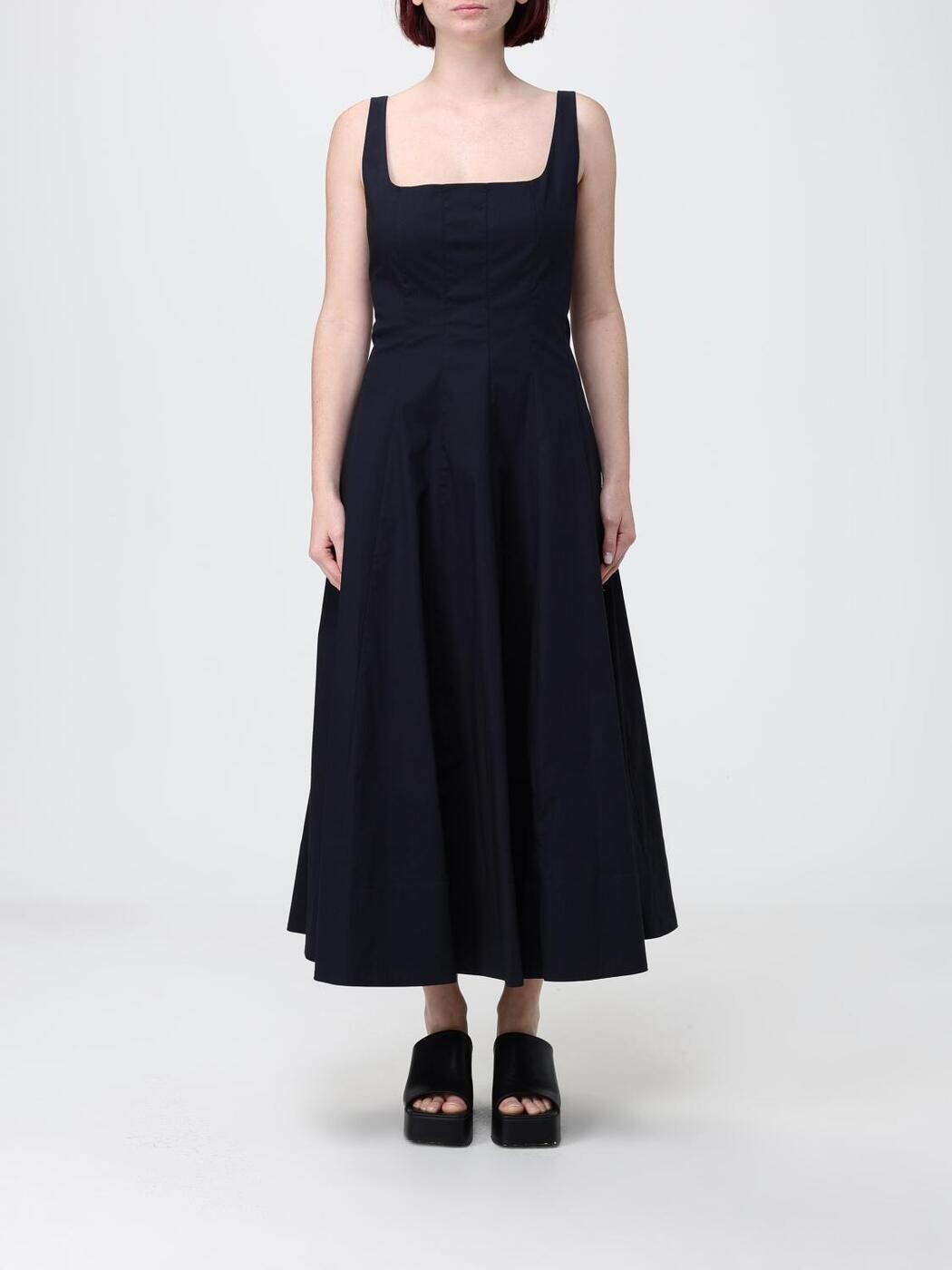 スタウド STAUD 衣裳 御召しもの レディース 黒いこと Dresses R26R2305PO 関税 貨物輸送無料 2026SS gi