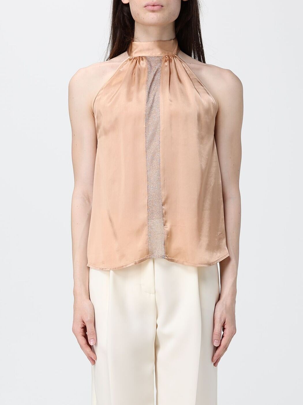 シモーナ コルセリーニ SIMONA CORSELLINI プルオーバー トップス レディース ベージュ T-shirts and tops P26CPTO00701 関税 貨物輸送無料 2026SS gi
