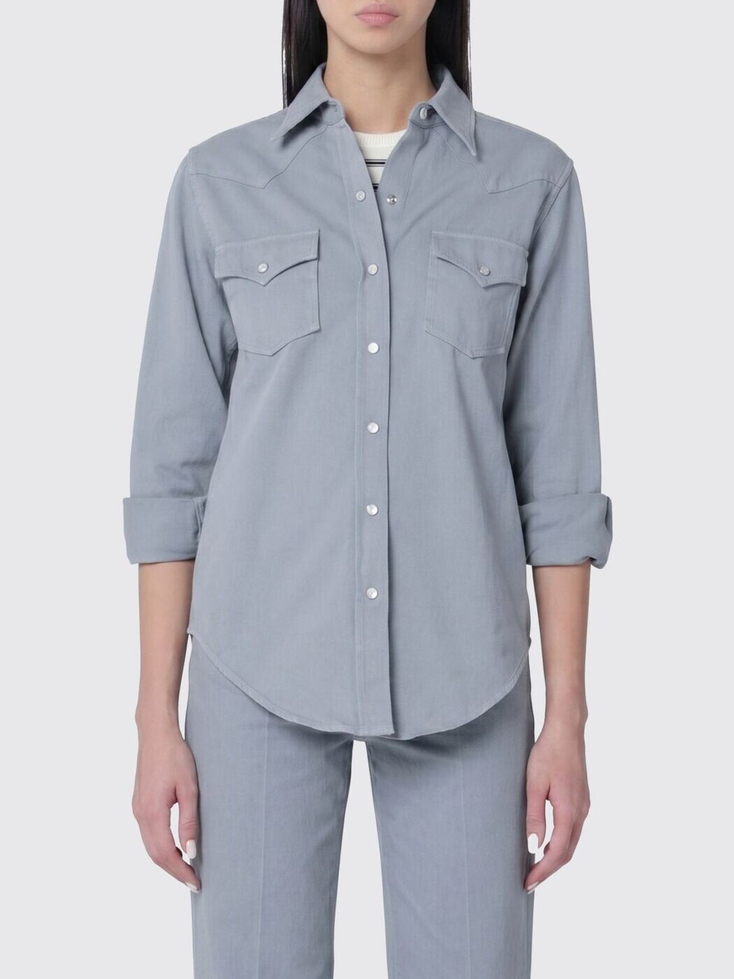 アーペーセー A.P.C プルオーバー レディース 青色 Shirts COHLDF12644 関税 貨物輸送無料 2026SS gi