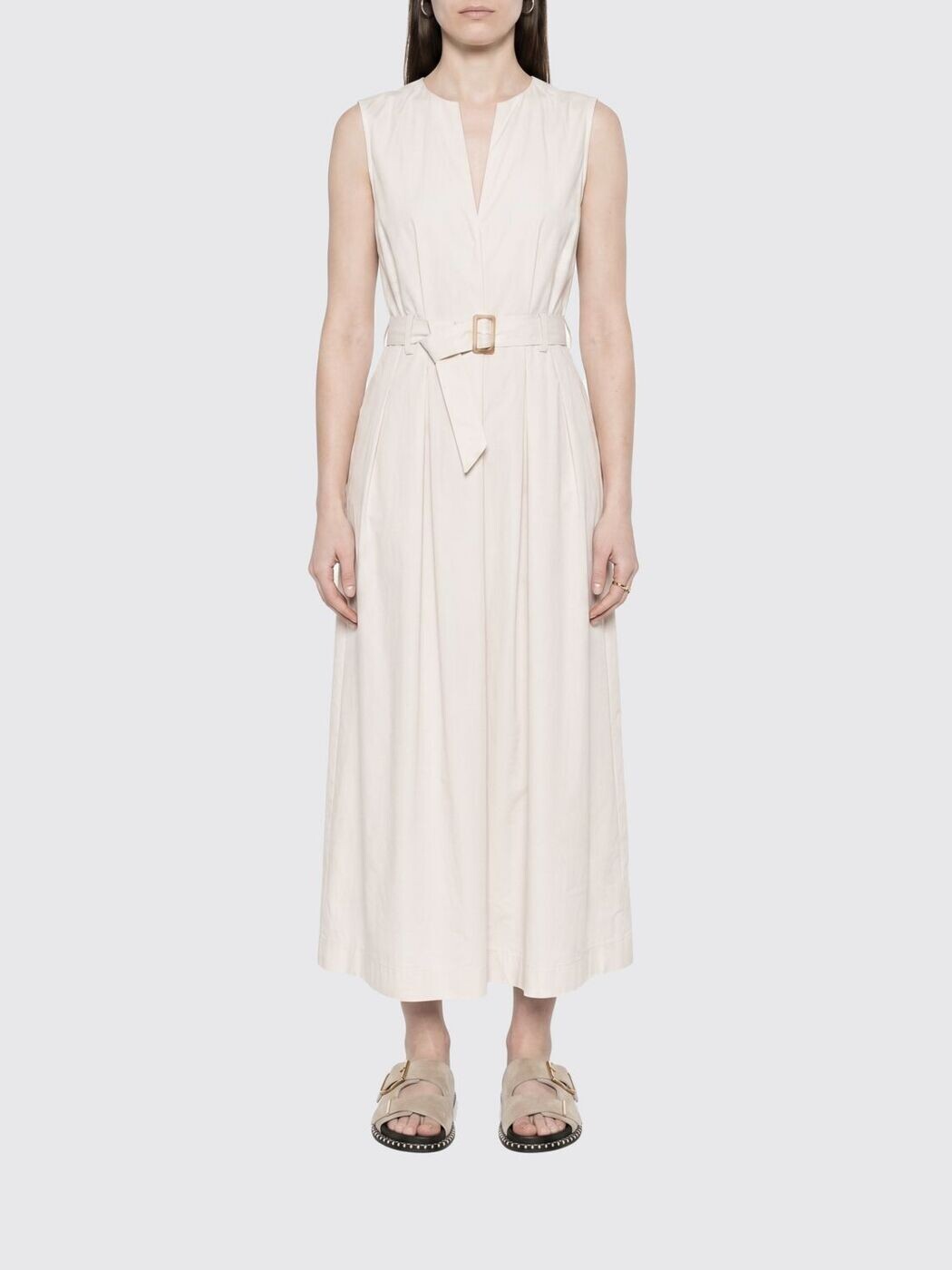 羊毛分限者 WOOLRICH 衣装 お召しもの レディース ベージュ Dresses CFWWDR0184FRUT3944 関税 貨物輸送無料 2026SS gi