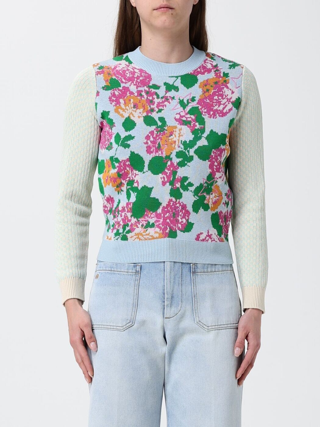 ケンゾー KENZO プルオーバー 編み物御召しもの レディース マルチ色つや Knitwear FG52PU7453DY 関税 貨物輸送無料 2026SS gi