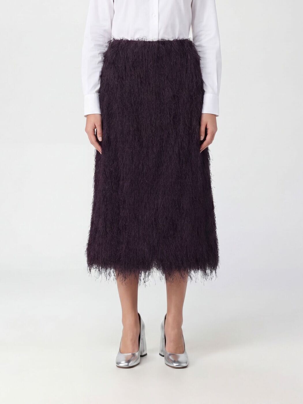 ド木鼠 キャラバン ノッテン DRIES VAN NOTEN スコート レディース パープル Skirts 2610108603038 関税 貨物輸送無料 2026SS gi