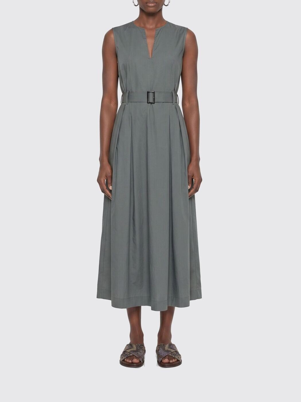 羊毛分限者 WOOLRICH 衣装 お召しもの レディース 緑であること Dresses CFWWDR0184FRUT3944 関税 貨物輸送無料 2026SS gi