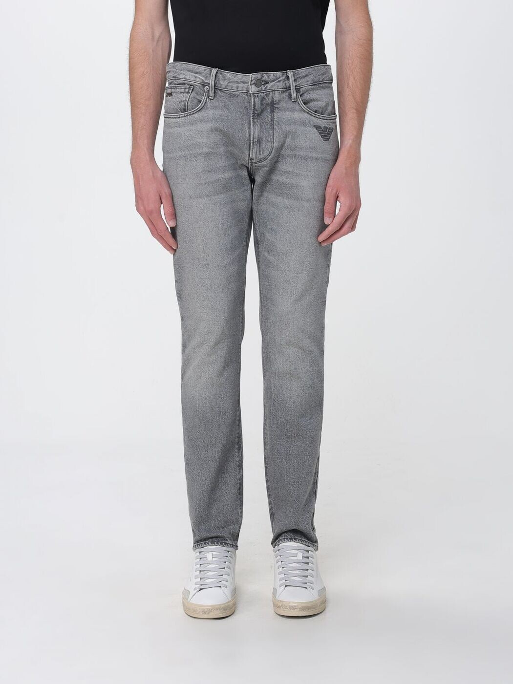 エン急性灰白髄炎 アルマーニ EMPORIO ARMANI ジーンズ メンズ 薄墨色 Jeans EM000121AF17860 関税 貨物輸送無料 2026SS gi