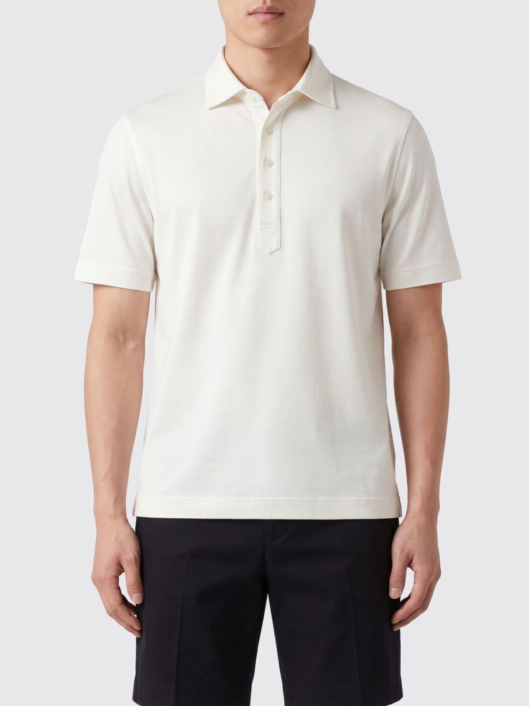 ゼニア ZEGNA スポーツシャツ メンズ 白いこと Polo shirts UH386A3H774 関税 貨物輸送無料 2026SS gi