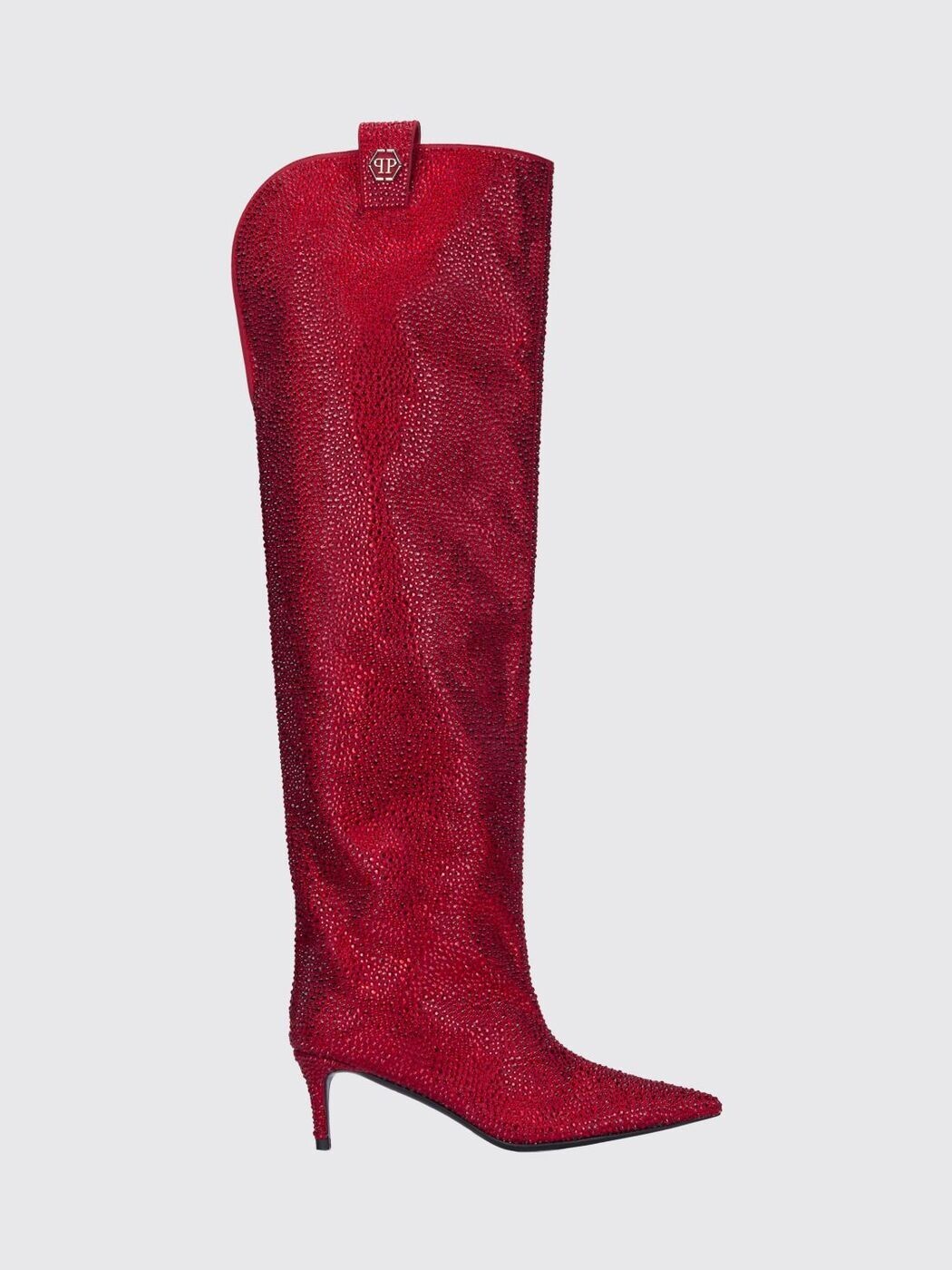 フィリップ飾り気のない PHILIPP PLEIN ブーツ レディース 赤いこと Boots AAESWSE0952PLE009N 関税 貨物輸送無料 2026SS gi