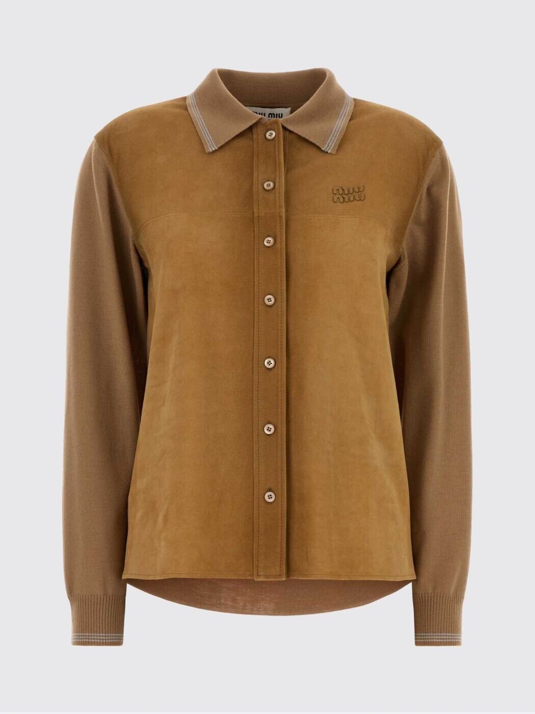 ミュウ ミュウ MIU MIU プルオーバー 編み物御召しもの レディース 赤銅色 Knitwear MMF01RSOOO18TK 関税 貨物輸送無料 2026SS gi