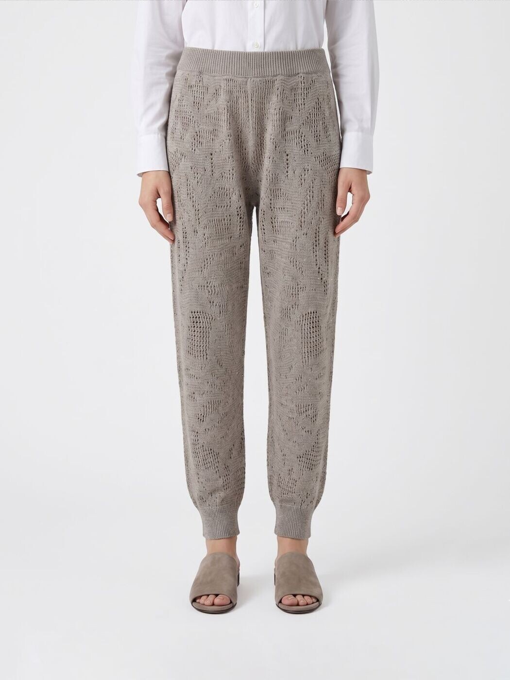 ブルネロクチネリ BRUNELLO CUCINELLI ズボン ズボン下 レディース ベージュ Trousers MDT771099 関税 貨物輸送無料 2026SS gi