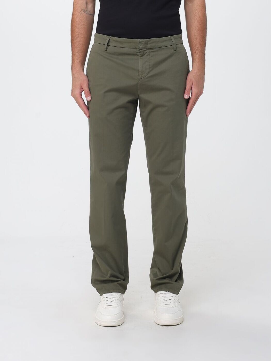 ドンダップ DONDUP ズボン ズボン下 メンズ 緑であること Trousers UP688GSE046UPTD 関税 貨物輸送無料 2026SS gi