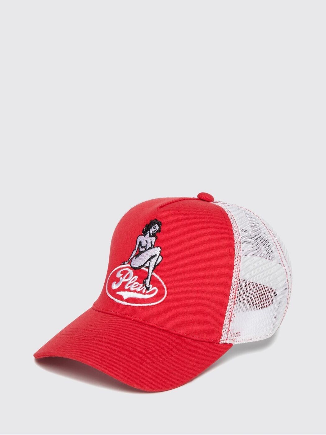 フィリップ 飾り気のない PHILIPP PLEIN かぶり笠 鳥打ち帽 メンズ 赤いこと Hats AAEAUAC0668PTE003N 関税 貨物輸送無料 2026SS gi