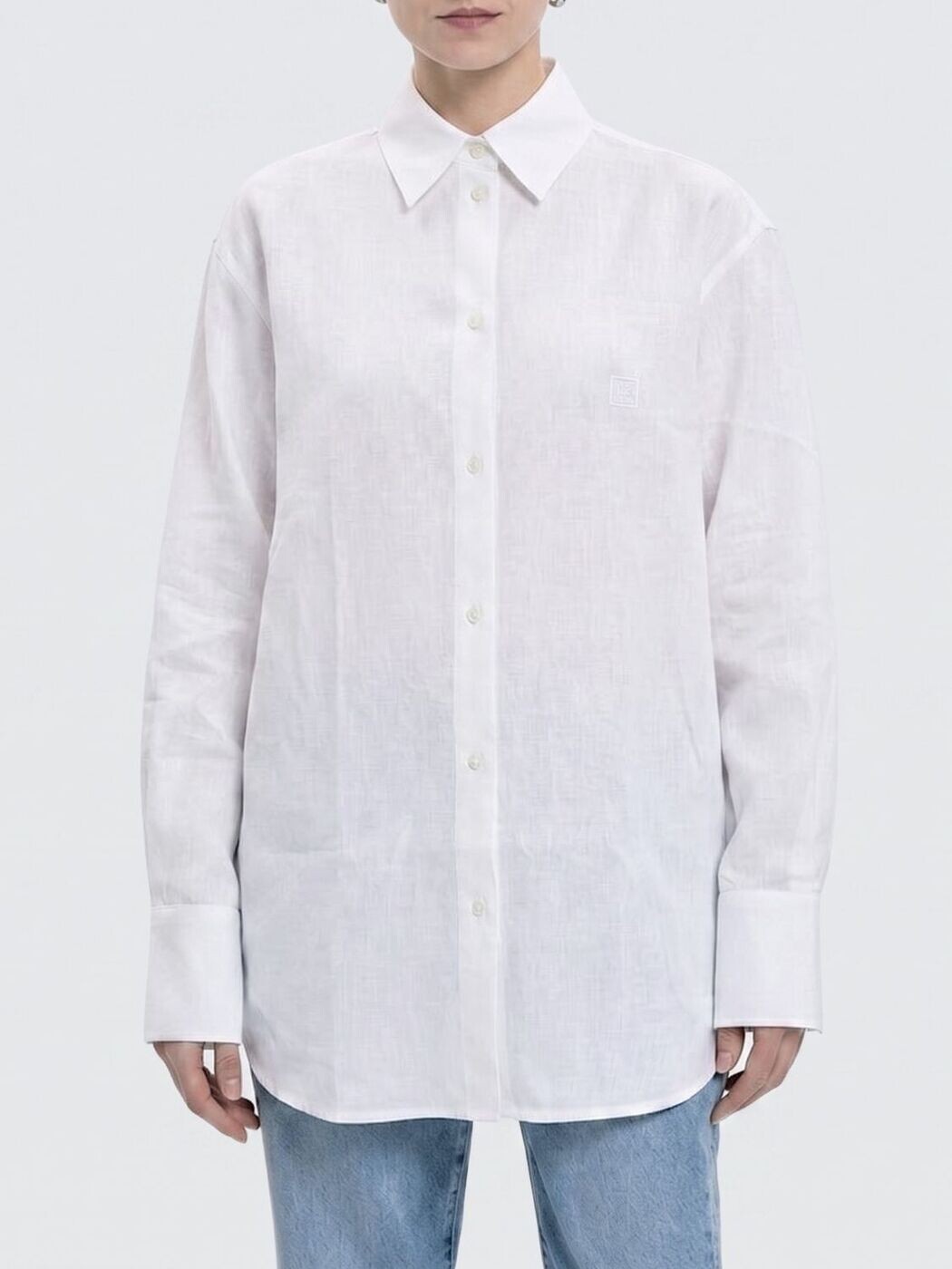 トーテム TOTEME プルオーバー レディース 白いこと Shirts 253WRT0522FB0458 関税 貨物輸送無料 2026SS gi