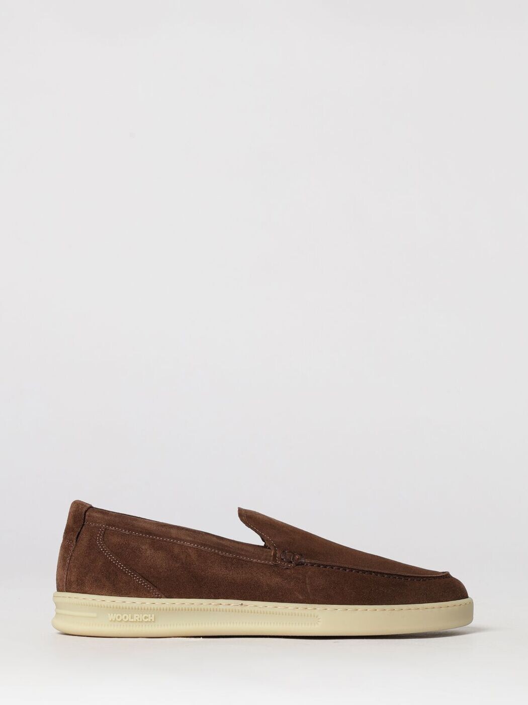 羊毛一財産 WOOLRICH 置き目毛革 メンズ 赤銅色 Loafers WFM2610241A014 ~ 関税 貨物輸送無料 2026SS gi