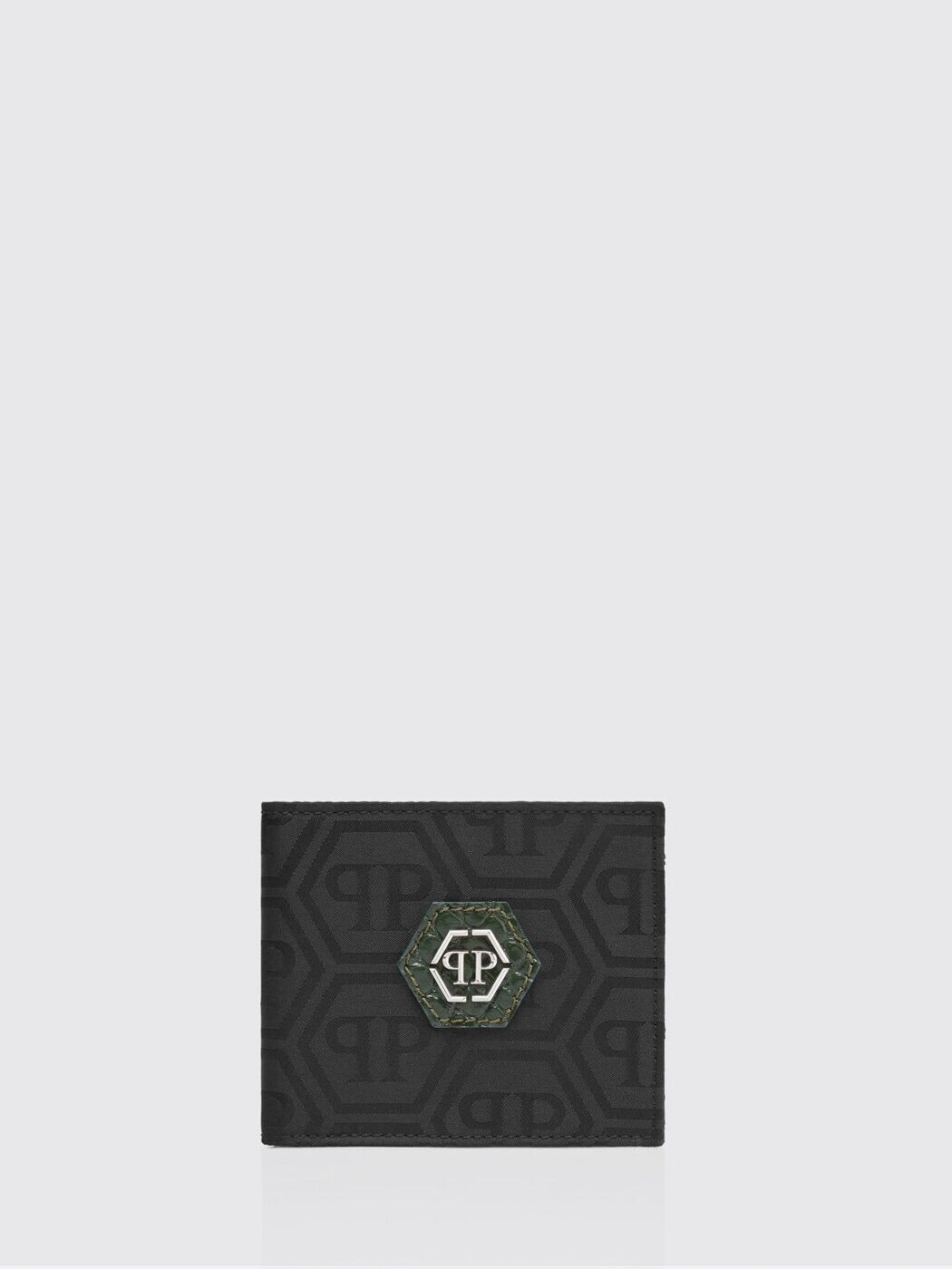 フィリップ 飾り気のない PHILIPP PLEIN 歌留多保持者 金入れ メンズ 黒いこと Wallets and Card Holders FAEAMVG0538PNY011N 関税 貨物輸送無料 2026SS gi