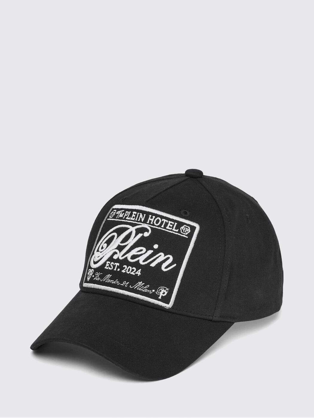 フィリップ 飾り気の無い PHILIPP PLEIN かぶり笠 かぶり笠 メンズ 黒いこと Hats FAEAUAC0654PTE003N 関税 貨物輸送無料 2026SS gi