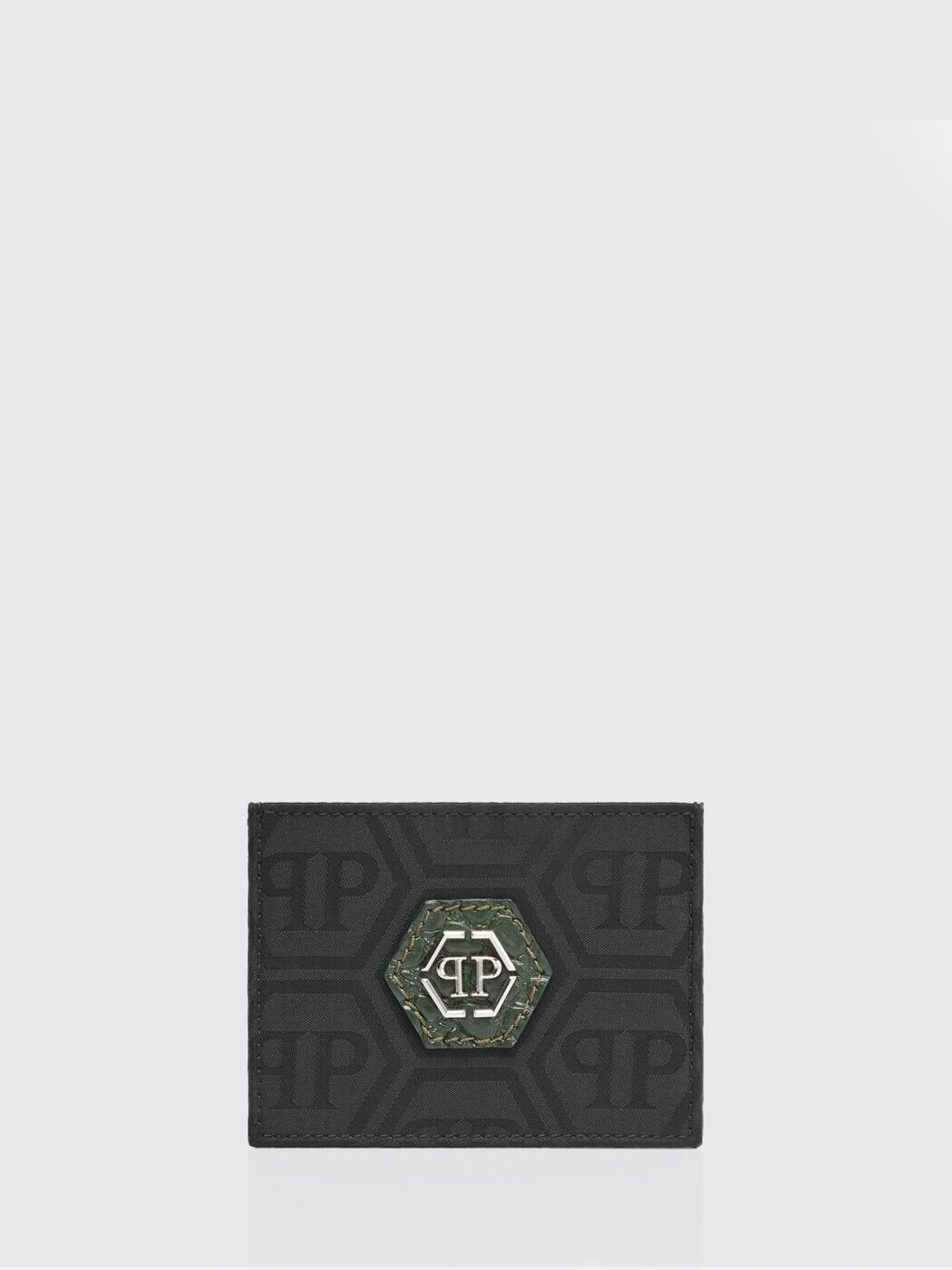 フィリップ 飾り気のない PHILIPP PLEIN 歌留多保持者 金入れ メンズ 黒いこと Wallets and Card Holders FAEAMVG0535PNY011N 関税 貨物輸送無料 2026SS gi
