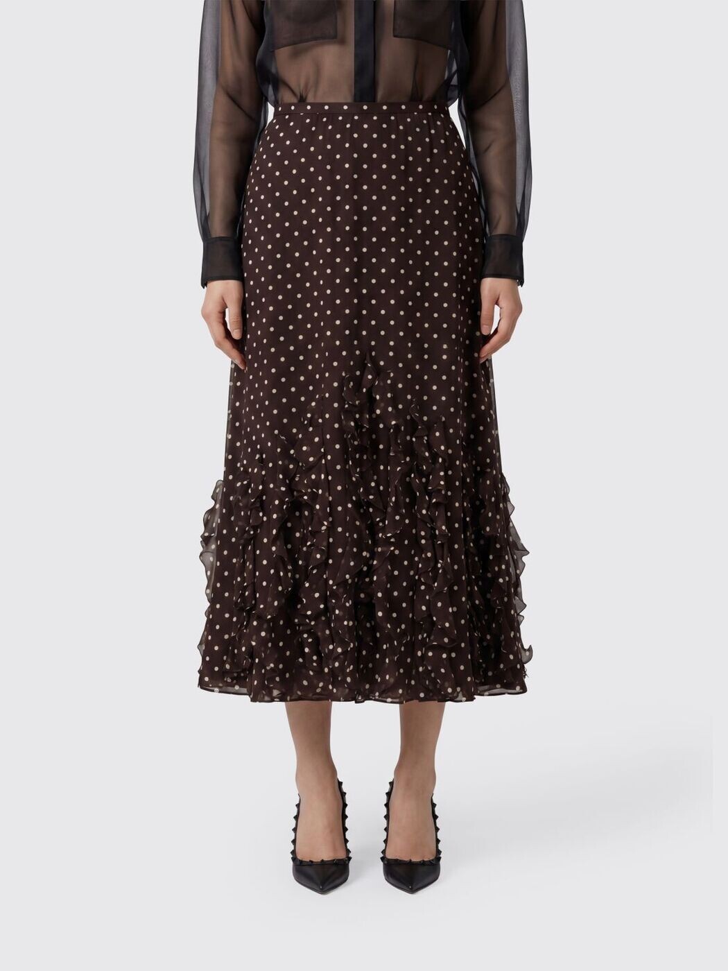 バレンチノ VALENTINO スコート レディース 赤銅色 Skirts 8B3RAEP59AB 関税 貨物輸送無料 2026SS gi