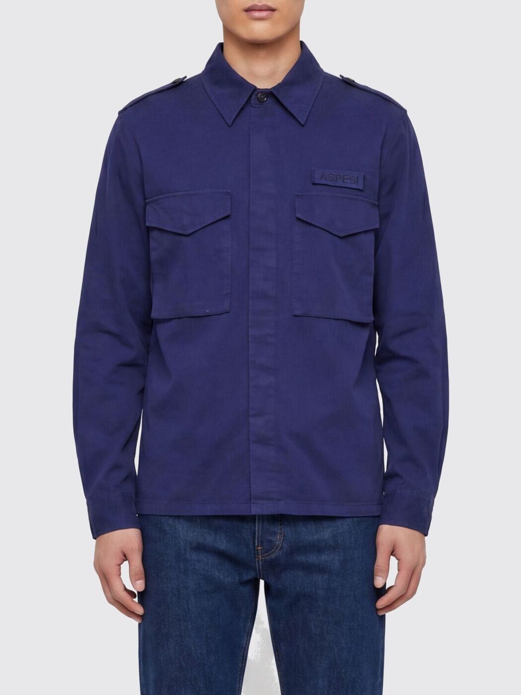 アスペジ ASPESI シャツ メンズ Shirts CE10G178 Gnawed Blue 関税 送料無料 2026SS gi|BRANDSHOP「il Tesoro」