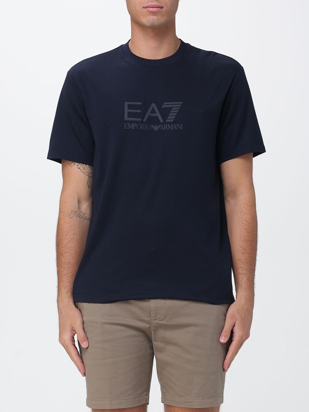 イーエーセブン EA7 プルオーバー メンズ 米国海軍 T-shirts 7M001358AF13862 関税 貨物輸送無料 2026SS gi