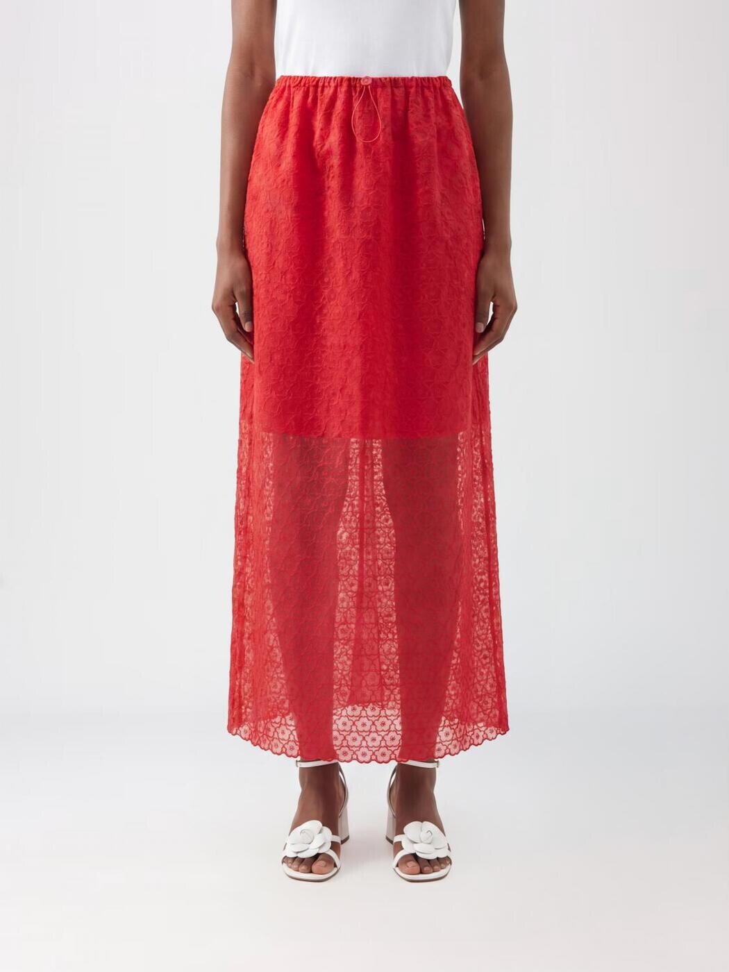 セシリーバンセン CECILIE BAHNSEN スコート レディース 赤いこと Skirts 26RTW17012 関税 貨物輸送無料 2026SS gi