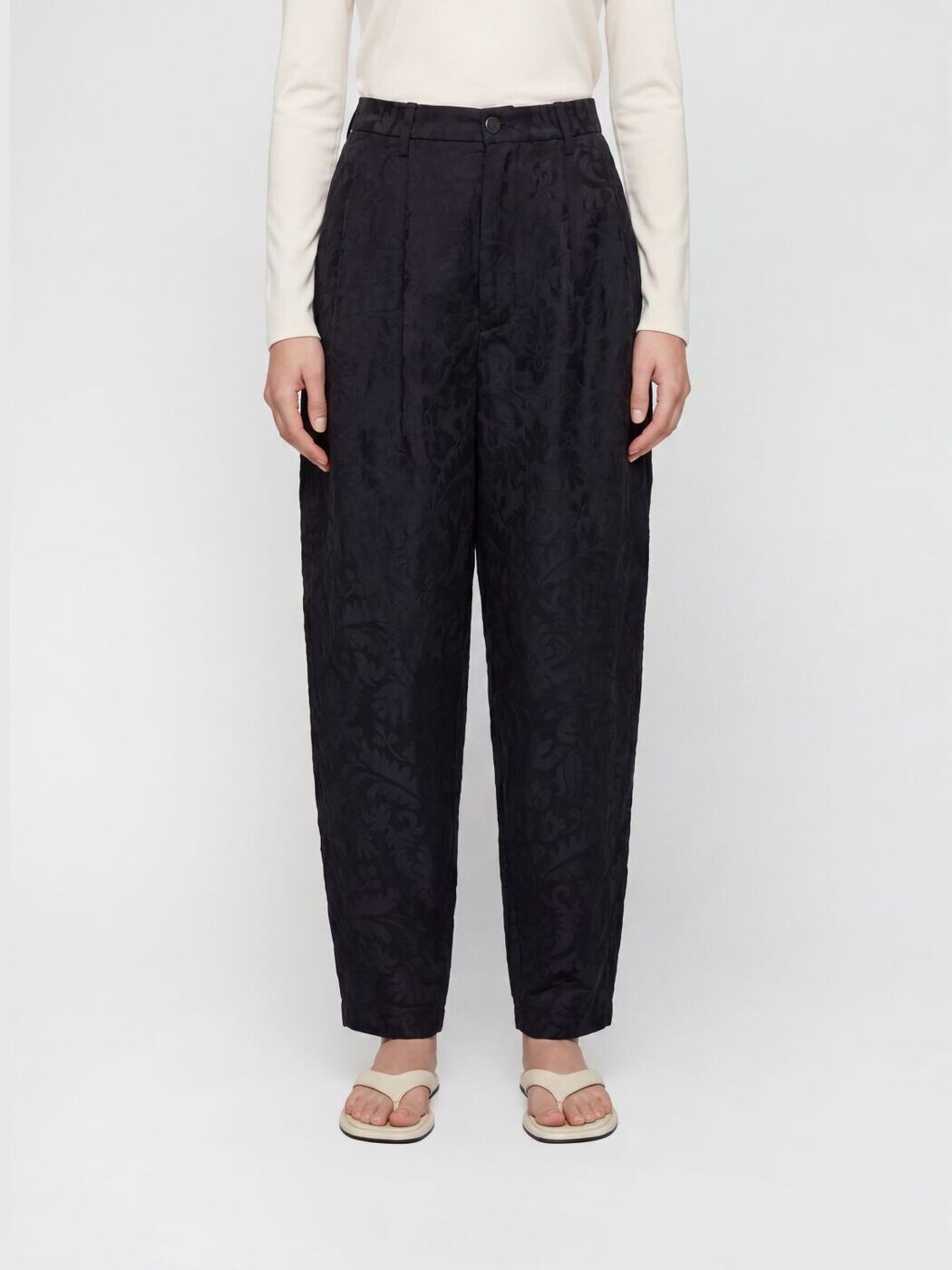 ユマワン UMA WANG ズボン パンツ レディース ブラック Trousers UW3058 Black 関税 送料無料 2026SS gi|BRANDSHOP「il Tesoro」