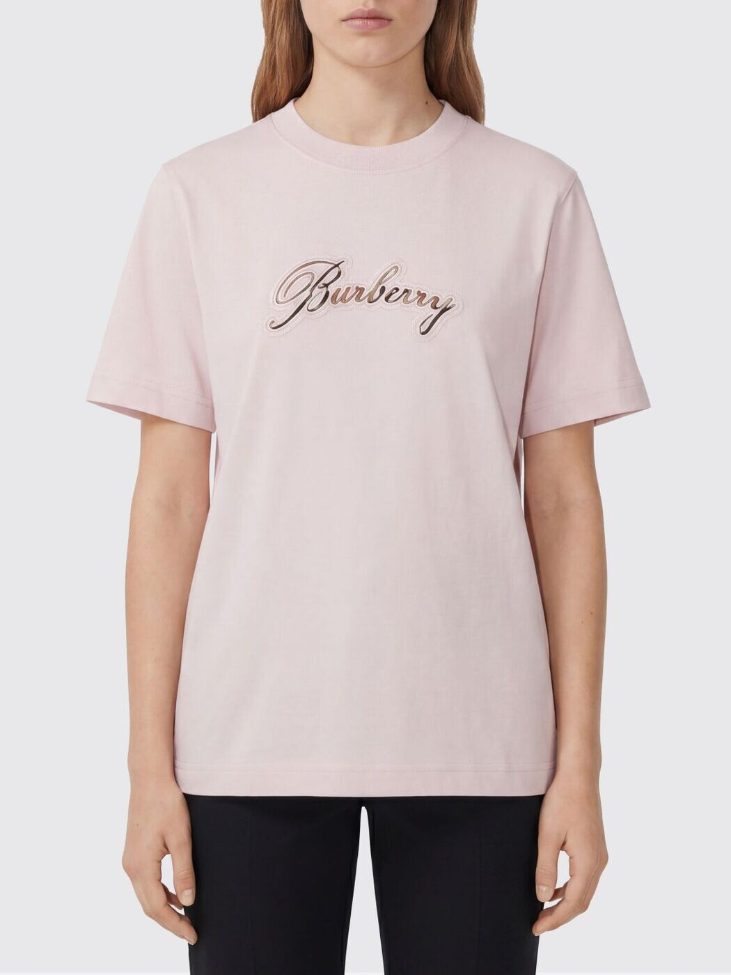 バーバリー BURBERRY スポーツシャツ ティーシャツ レディース さくら色 T-shirts and polo shirts 8120075 ~ 関税 貨物輸送無料 2026SS gi