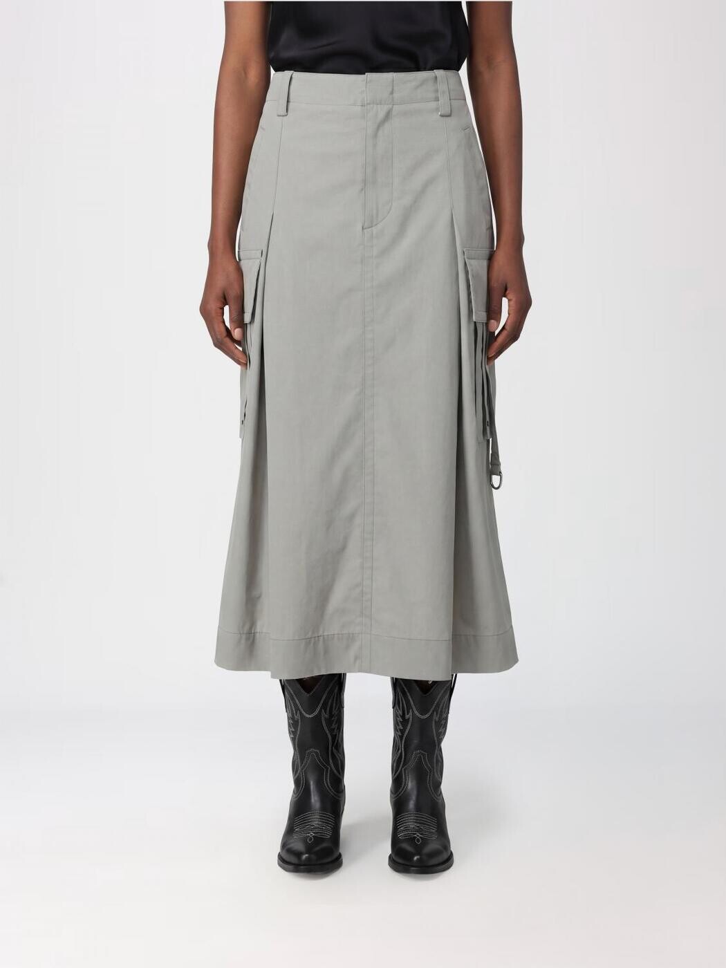 DURAZZI MILANO スコート レディース 薄墨色 Skirts SS26SK02 関税 貨物輸送無料 2026SS gi