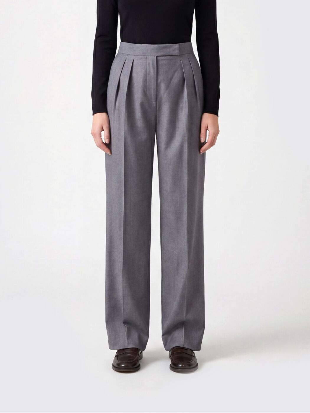 マックス パンパノウサギ MAX MARA ズボン ズボン下 レディース 薄墨色 Trousers 2611131071600 関税 貨物輸送無料 2026SS gi