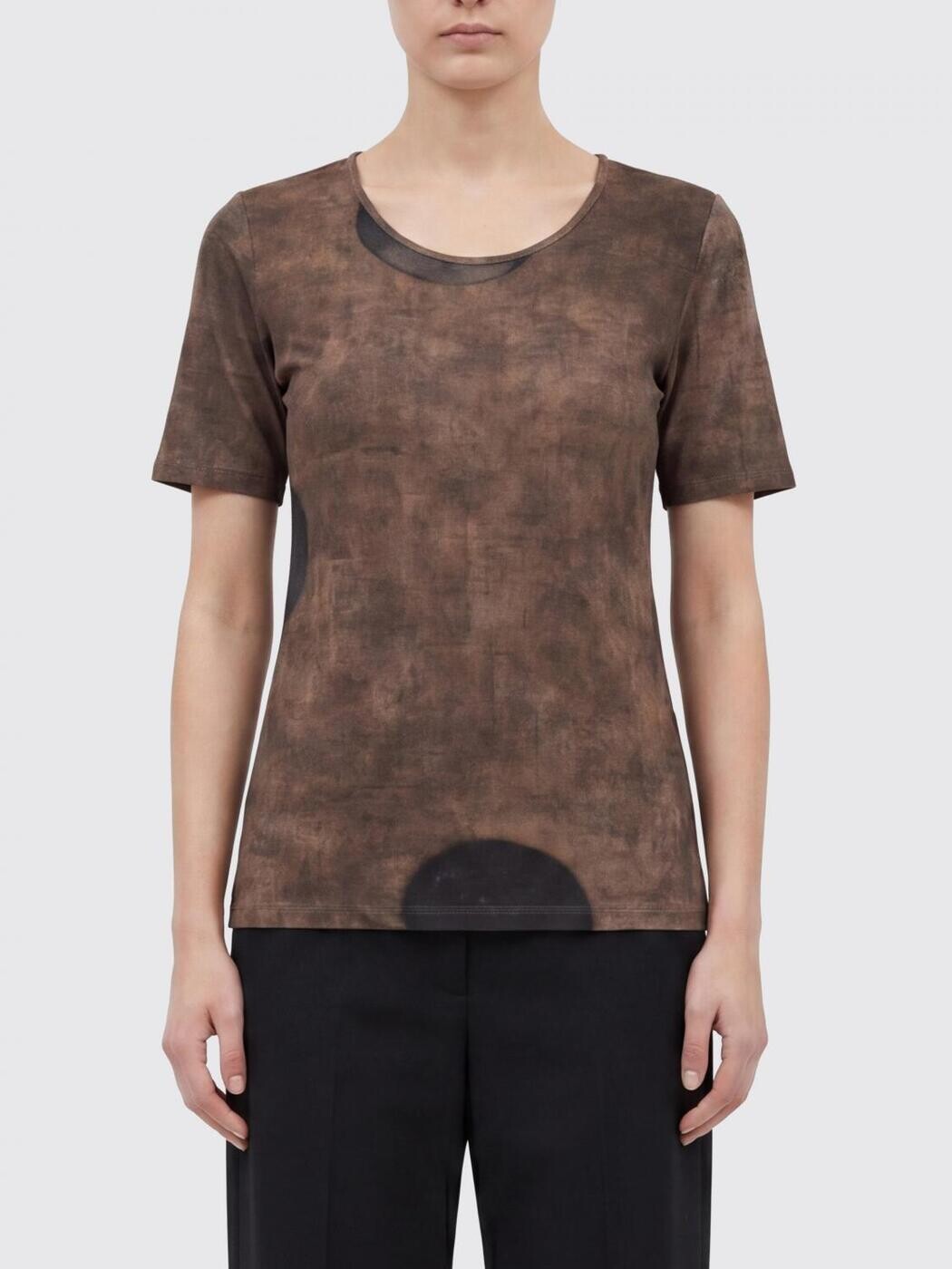 ユマ一 UMA WANG スポーツシャツ ティーシャツ レディース 赤銅色 T-shirts and polo shirts UW1033 関税 貨物輸送無料 2026SS gi