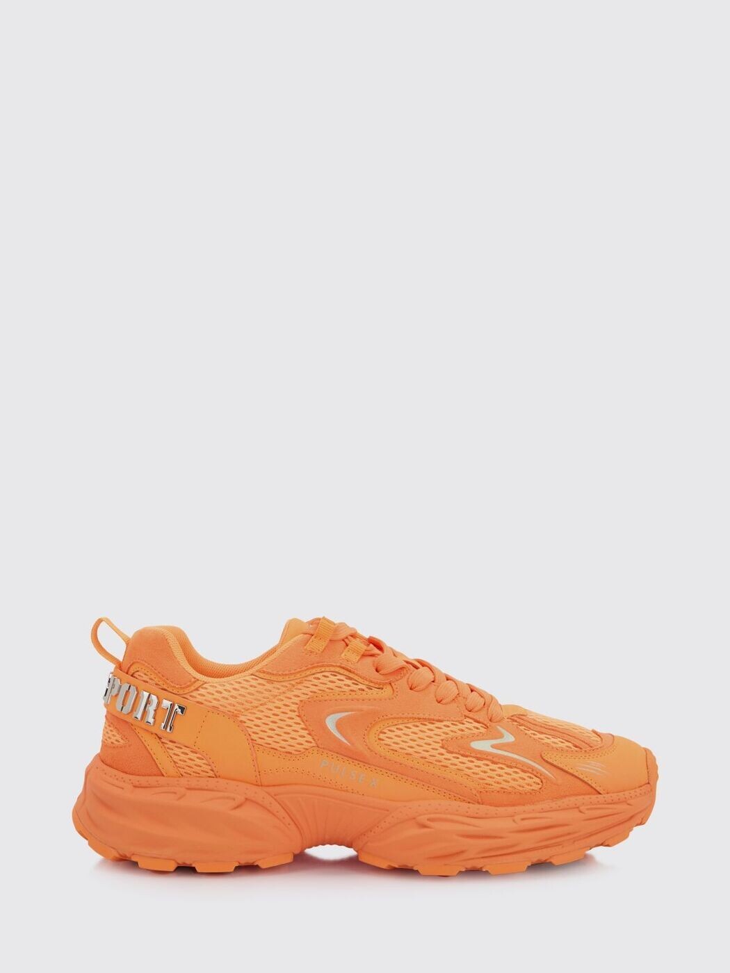 飾り気の無い運動競技 PLEIN SPORT スニーカー メンズ オレンジ色 Sneakers SAFSUSC0931STE003N 関税 貨物輸送無料 2026SS gi