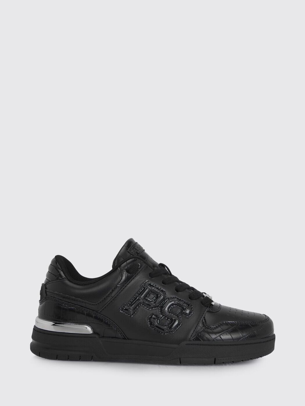 飾り気のない運動競技 PLEIN SPORT スニーカー メンズ 黒いこと Sneakers SAFSUSC0934SLE004N 関税 貨物輸送無料 2026SS gi