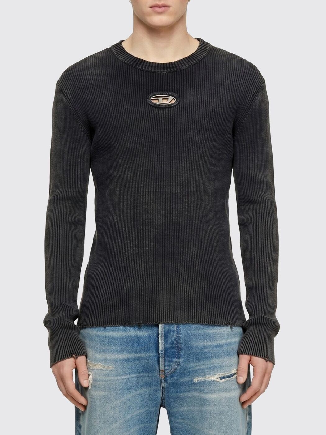 ディーゼル DIESEL スウェーター 編み物お召しもの メンズ 薄墨色 Knitwear A175120AKBQ 関税 貨物輸送無料 2026SS gi