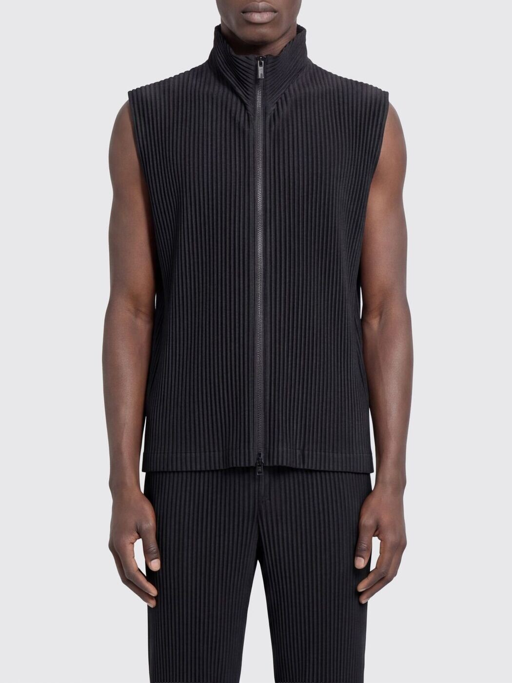 HOMME PLISSE' ISSEY MIYAKE ジレ ベスト メンズ ブラック Vests HP66JE043 Black 関税 送料無料 2026SS gi|BRANDSHOP「il Tesoro」