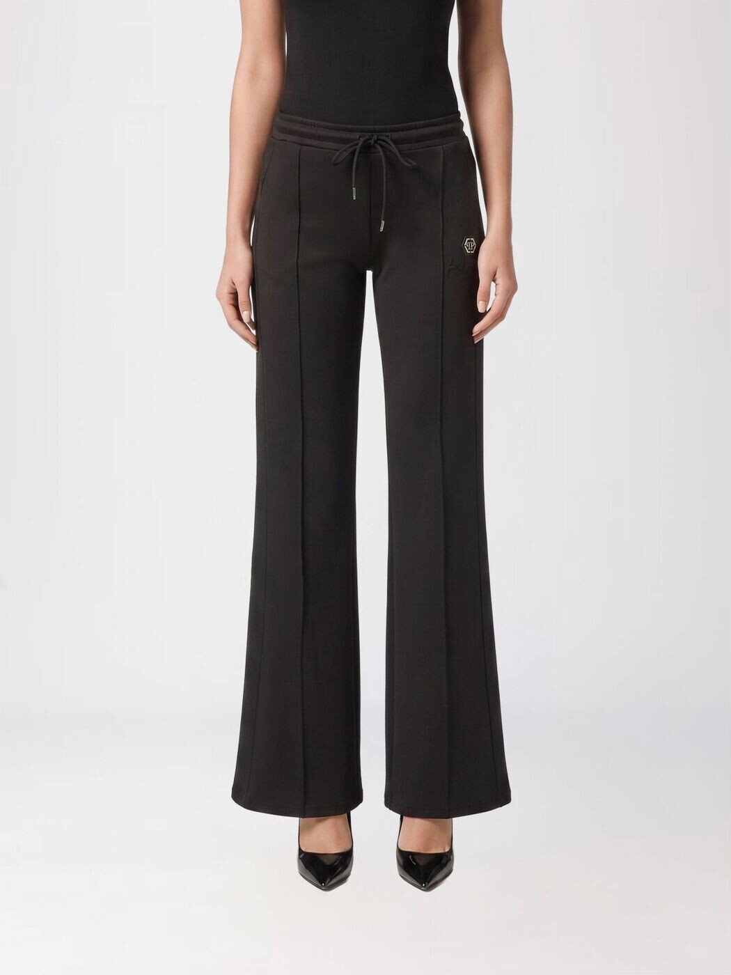 フィリップ飾り気の無い PHILIPP PLEIN ズボン ズボン下 レディース 黒いこと Trousers AAECWJT2184PTE003N 関税 貨物輸送無料 2026SS gi