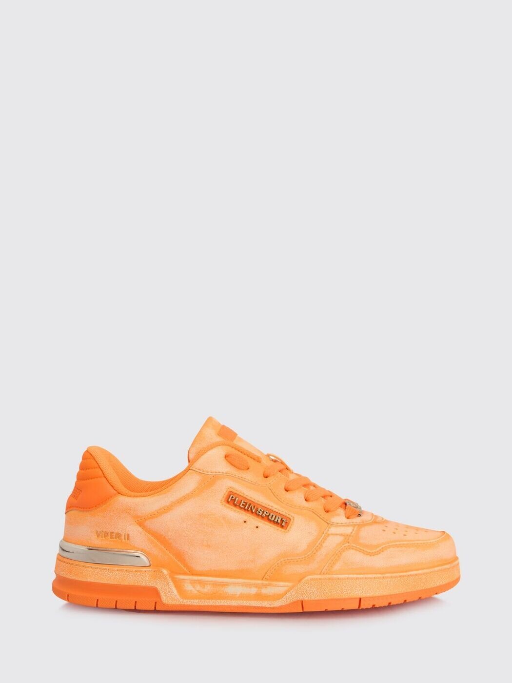 飾り気のない運動競技 PLEIN SPORT スニーカー メンズ オレンジ色 Sneakers SAFSUSC0841SLE004N 関税 貨物輸送無料 2026SS gi
