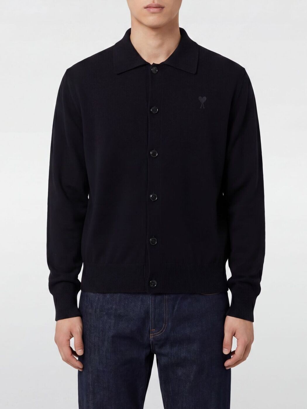 意中の女 パリス AMI PARIS プルオーバー 編み物御召しもの メンズ Knitwear HKC385KN00390 関税 貨物輸送無料 2026SS gi